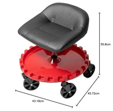 Charger l'image dans la galerie, Lien affilié  - Traxion 2-700 Progear Mobile Rolling Gear Seat W/Equipment Tray and Five All-Terrain 5" Casters
