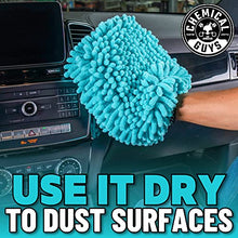 Charger l'image dans la galerie, Chemical Guys Chenille Premium Scratch-Free Microfiber Wash Mitt Green, Great for Cars, Trucks, SUVs, RVs &amp; More (2 Pack)