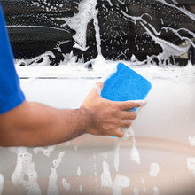 Charger l'image dans la galerie, HOMEXCEL Blue Microfiber Applicator Pads 8 Pack, Scratch-Free Car Wash Sponge for Cleaning, Premium Wax Foam Applicator Pads for Car Detailing, 5”x3”