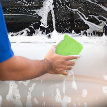 Charger l'image dans la galerie, HOMEXCEL Blue Microfiber Applicator Pads 8 Pack, Scratch-Free Car Wash Sponge for Cleaning, Premium Wax Foam Applicator Pads for Car Detailing, 5”x3”