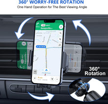 Charger l'image dans la galerie, Lien affilié - Miracase Phone Holder for Car Vent【2026 Wider Clamp &amp; Metal Hook】 Car Phone Holder Mount for Vent Clip Hand Free Cell Phone Car Mount for iPhone 17 Pro Max 16 15 14 13 12 Samsung S25 Car Accesorries