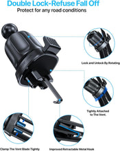Charger l'image dans la galerie, Lien affilié - Miracase Phone Holder for Car Vent【2026 Wider Clamp &amp; Metal Hook】 Car Phone Holder Mount for Vent Clip Hand Free Cell Phone Car Mount for iPhone 17 Pro Max 16 15 14 13 12 Samsung S25 Car Accesorries