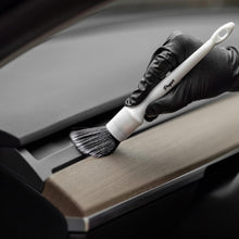 Charger l'image dans la galerie, Premium Car Detailing Brush Set - Professional 3 Pack Kit Detail Brushes with Soft Boars Hair Bristles for Auto Interior &amp; Exterior - for Cleaning Leather Seats, Air Vents, Wheels &amp; Emblems
