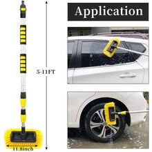 Charger l'image dans la galerie, Lien affilié - Buyplus 5-12 Foot (20 ft Reach) Car Wash Brush with 12-Inch Soft Bristle, On/Off Switch Telescopic Car Truck Boat Washing Brush with Hose Attachment for Cleaning RVs, House Siding, Floors and More!