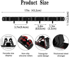 Charger l'image dans la galerie, 3 Racks and 4 Hooks Broom and Mop Holder Wall Mounted Garage Organizer Storage Tool Racks Stainless Steel Heavy Duty Hooks Self Adhesive Solid Non-slip Wall Hangers for Home Kitchen Garden Laundry