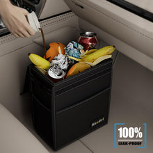 Charger l'image dans la galerie, Lien - affilié - K KNODEL Car Trash Can, Waterproof Auto Garbage Can, Car Trash Can with Lid, Leak-Proof Car Storage Bag, Car Bin Hanging (Medium, Black)