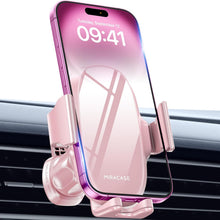 Charger l'image dans la galerie, Lien affilié - Miracase Phone Holder for Car Vent【2026 Wider Clamp &amp; Metal Hook】 Car Phone Holder Mount for Vent Clip Hand Free Cell Phone Car Mount for iPhone 17 Pro Max 16 15 14 13 12 Samsung S25 Car Accesorries