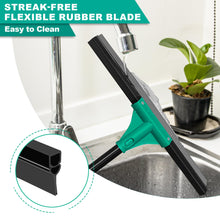 Charger l'image dans la galerie, Lien affilié - JEHONN Floor Squeegee Heavy Duty with 58.3 inches Long Handle, Rubber Scraper Broom for Cleaning Foam Water on Garage Concrete Bathroom Tile Marble Shower Glass Shop Deck Window Indoor Outdoor