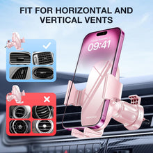 Charger l'image dans la galerie, Lien affilié - Miracase Phone Holder for Car Vent【2026 Wider Clamp &amp; Metal Hook】 Car Phone Holder Mount for Vent Clip Hand Free Cell Phone Car Mount for iPhone 17 Pro Max 16 15 14 13 12 Samsung S25 Car Accesorries