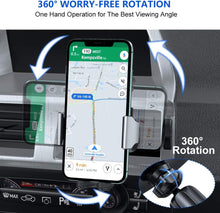 Charger l'image dans la galerie, Lien affilié - Miracase Phone Holder for Car Vent【2026 Wider Clamp &amp; Metal Hook】 Car Phone Holder Mount for Vent Clip Hand Free Cell Phone Car Mount for iPhone 17 Pro Max 16 15 14 13 12 Samsung S25 Car Accesorries