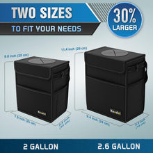 Charger l'image dans la galerie, Lien - affilié - K KNODEL Car Trash Can, Waterproof Auto Garbage Can, Car Trash Can with Lid, Leak-Proof Car Storage Bag, Car Bin Hanging (Medium, Black)