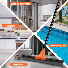 Charger l'image dans la galerie, Lien affilié - JEHONN Floor Squeegee Heavy Duty with 58.3 inches Long Handle, Rubber Scraper Broom for Cleaning Foam Water on Garage Concrete Bathroom Tile Marble Shower Glass Shop Deck Window Indoor Outdoor