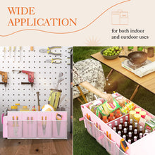 Charger l'image dans la galerie, Lien affilié-  HOTOR Trunk Organizer - Car Organizer, Foldable Trunk organizer for SUVs &amp; Sedans, Car Accessories, Tools, Sundries, 2 Compartments, Black