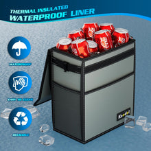 Charger l'image dans la galerie, Lien - affilié - K KNODEL Car Trash Can, Waterproof Auto Garbage Can, Car Trash Can with Lid, Leak-Proof Car Storage Bag, Car Bin Hanging (Medium, Black)