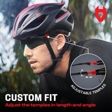 Charger l'image dans la galerie, Lien affilié - NoCry Safety Glasses with Clear Anti Fog Scratch Resistant Wrap-Around Lenses and Non-Slip Grips, UV Protection. Adjustable (Clear, Black &amp; Red)