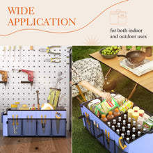 Charger l'image dans la galerie, Lien affilié-  HOTOR Trunk Organizer - Car Organizer, Foldable Trunk organizer for SUVs &amp; Sedans, Car Accessories, Tools, Sundries, 2 Compartments, Black