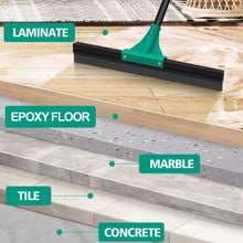 Charger l'image dans la galerie, Lien affilié - JEHONN Floor Squeegee Heavy Duty with 58.3 inches Long Handle, Rubber Scraper Broom for Cleaning Foam Water on Garage Concrete Bathroom Tile Marble Shower Glass Shop Deck Window Indoor Outdoor