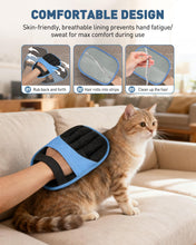 Charger l'image dans la galerie, Lien afffilié- Magic Brush Glove Pet Hair - 2 Pack Electrostatic Grooming Removal Gloves for Dogs and Cats, The Magic Brush Pure Path Yomi Pet Grooming Needs, Fur Remover for Furniture, Clothes, Car Seats (Blue)