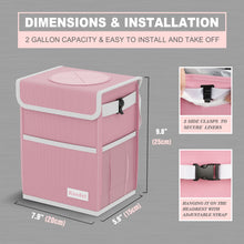 Charger l'image dans la galerie, Lien - affilié - K KNODEL Car Trash Can, Waterproof Auto Garbage Can, Car Trash Can with Lid, Leak-Proof Car Storage Bag, Car Bin Hanging (Medium, Black)