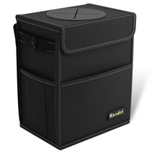Charger l'image dans la galerie, Lien - affilié - K KNODEL Car Trash Can, Waterproof Auto Garbage Can, Car Trash Can with Lid, Leak-Proof Car Storage Bag, Car Bin Hanging (Medium, Black)