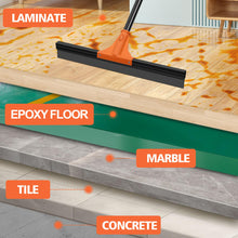 Charger l'image dans la galerie, Lien affilié - JEHONN Floor Squeegee Heavy Duty with 58.3 inches Long Handle, Rubber Scraper Broom for Cleaning Foam Water on Garage Concrete Bathroom Tile Marble Shower Glass Shop Deck Window Indoor Outdoor