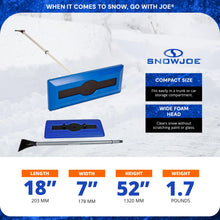 Charger l'image dans la galerie, Lien affilié - Snow Joe SJBLZD 46 po Balai - neige avec grattoir