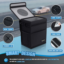 Charger l'image dans la galerie, Lien - affilié - K KNODEL Car Trash Can, Waterproof Auto Garbage Can, Car Trash Can with Lid, Leak-Proof Car Storage Bag, Car Bin Hanging (Medium, Black)