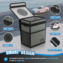 Charger l'image dans la galerie, Lien - affilié - K KNODEL Car Trash Can, Waterproof Auto Garbage Can, Car Trash Can with Lid, Leak-Proof Car Storage Bag, Car Bin Hanging (Medium, Black)
