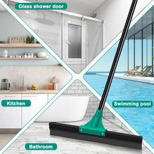 Charger l'image dans la galerie, Lien affilié - JEHONN Floor Squeegee Heavy Duty with 58.3 inches Long Handle, Rubber Scraper Broom for Cleaning Foam Water on Garage Concrete Bathroom Tile Marble Shower Glass Shop Deck Window Indoor Outdoor