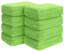Charger l'image dans la galerie, HOMEXCEL Blue Microfiber Applicator Pads 8 Pack, Scratch-Free Car Wash Sponge for Cleaning, Premium Wax Foam Applicator Pads for Car Detailing, 5”x3”